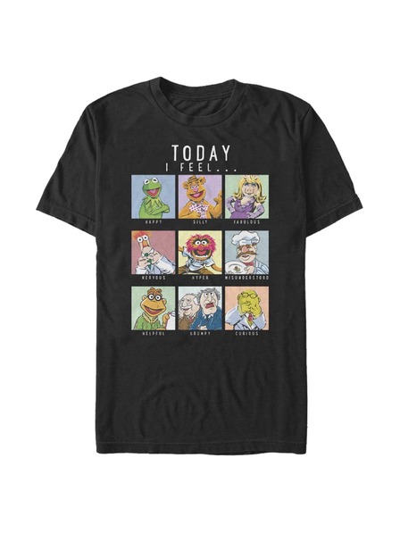 ZOOT.Fan Tricou negru Disney Classics Muppet Mood pentru bărbați