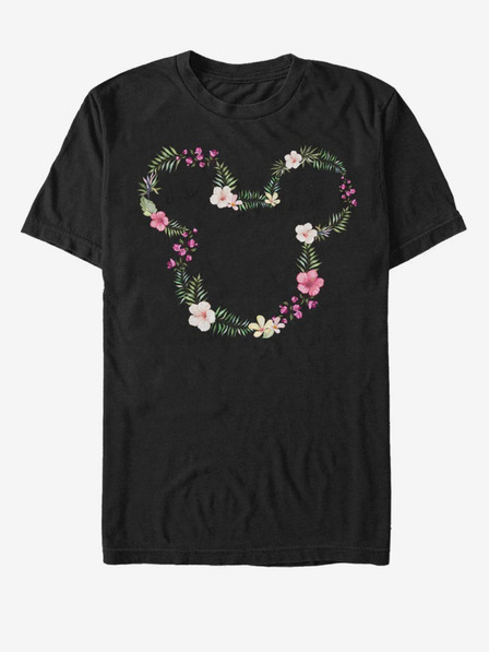 ZOOT.Fan Tricou Disney Floral Mickey negru pentru bărbați