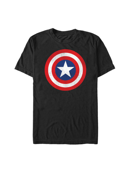 ZOOT.Fan Tricou clasic Marvel Captain negru pentru bărbați