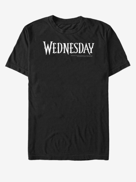 ZOOT.Fan Tricou negru unisex MGM Wednesday Logo