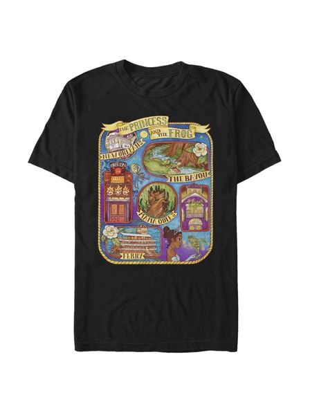 ZOOT.Fan Tricou Disney MAP negru pentru bărbați
