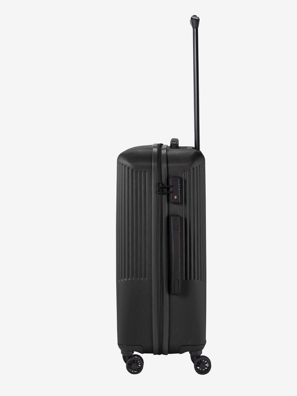 Travelite Set de 3 valize de călătorie în culoare neagră Travelite Bali S,M,L Negru