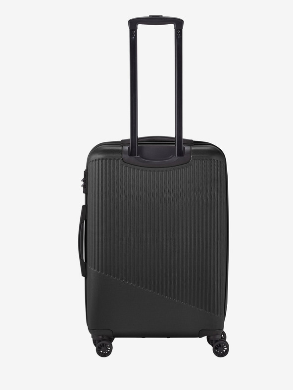Travelite Set de 3 valize de călătorie în culoare neagră Travelite Bali S,M,L Negru