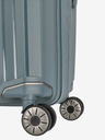 Travelite Set de trei valize de voiaj Travelite Elvaa 4w S,M,L în albastru gri