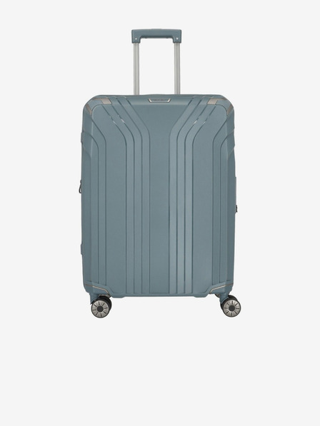 Travelite Valiză de călătorie Travelite Elvaa 4w M gri albastru