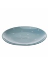 Casa de Engel Farfurie ceramică - albastru deschis cu buline, 6/24