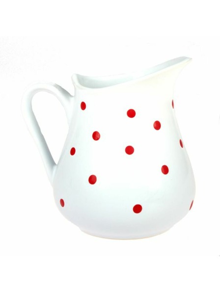 Casa de Engel Ulcior ceramic, alb cu buline roșii, 500ml, 6/24
