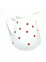 Casa de Engel Ulcior ceramic, alb cu buline roșii, 500ml, 6/24