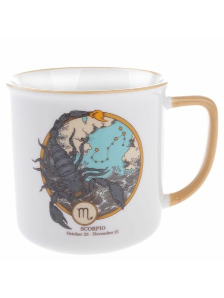 Casa de Engel Cană din porțelan, Zodiac - Scorpion, 460ml, 6/36