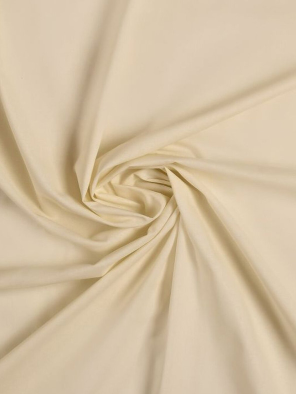 Kvalitex Cearșaf elastic din bumbac 90x200cm crem Kvalitex