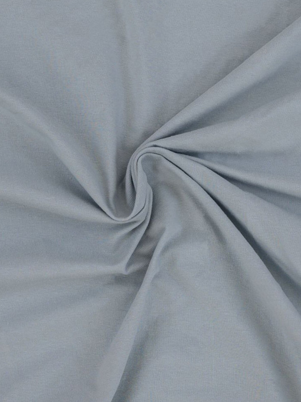 Kvalitex Cearșaf Jersey cu lycra 120x200cm gri deschis Kvalitex