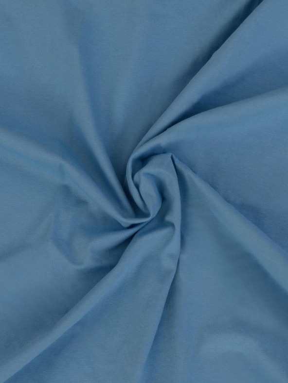 Kvalitex Cearșaf Jersey cu lycra 160x200cm albastru deschis Kvalitex