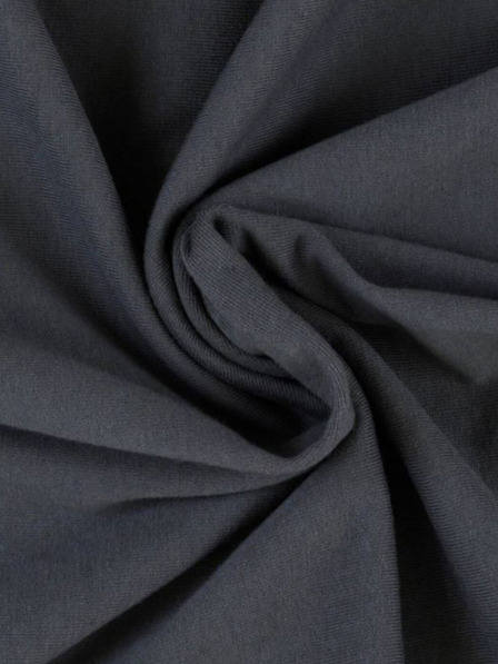 Kvalitex Cearșaf Jersey 160x200cm gri închis