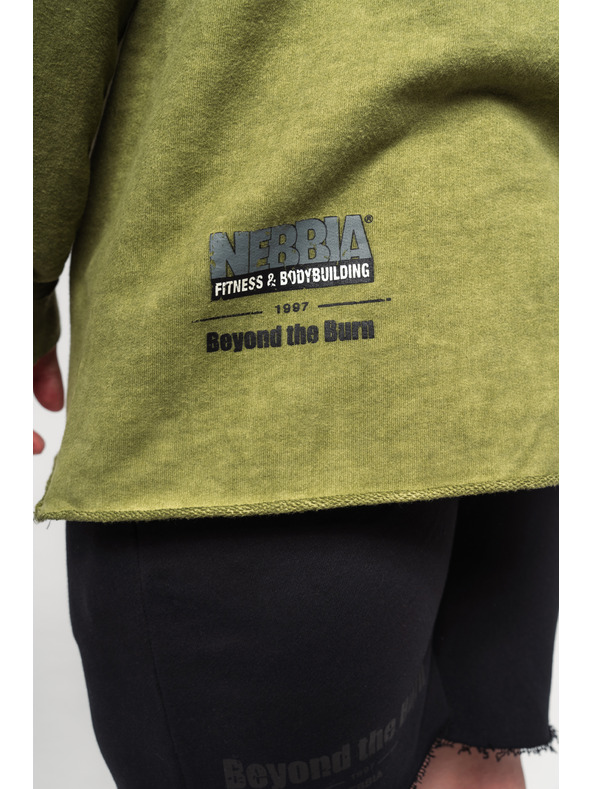 Nebbia Hanorac cu glugă supradimensionat spălat NO BS 371