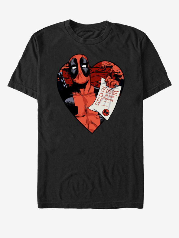 ZOOT.Fan Tricou negru unisex Marvel Deadpool List