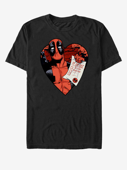 ZOOT.Fan Tricou negru unisex Marvel Deadpool List