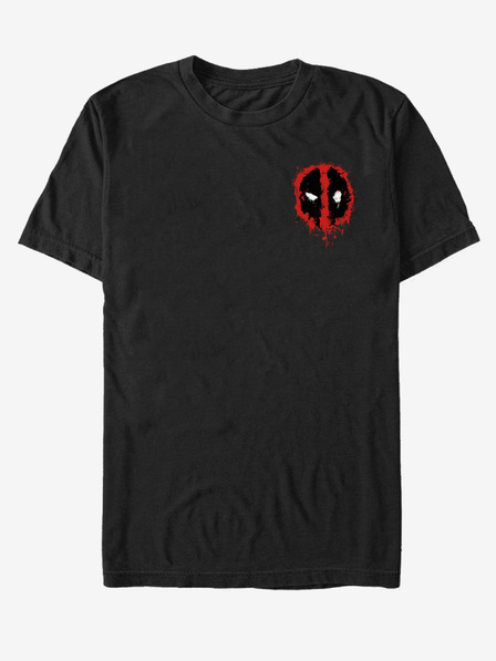 ZOOT.Fan Tricou unisex negru Marvel Deadpool SplatterIcon - buzunar