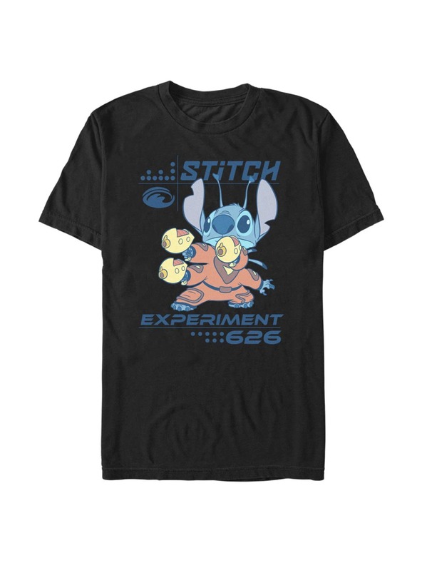 ZOOT.Fan Tricou Disney Experiment 626, negru, pentru bărbați