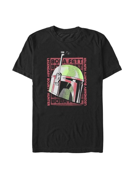 ZOOT.Fan Negru bărbați Star Wars Boba Poster T-Shirt