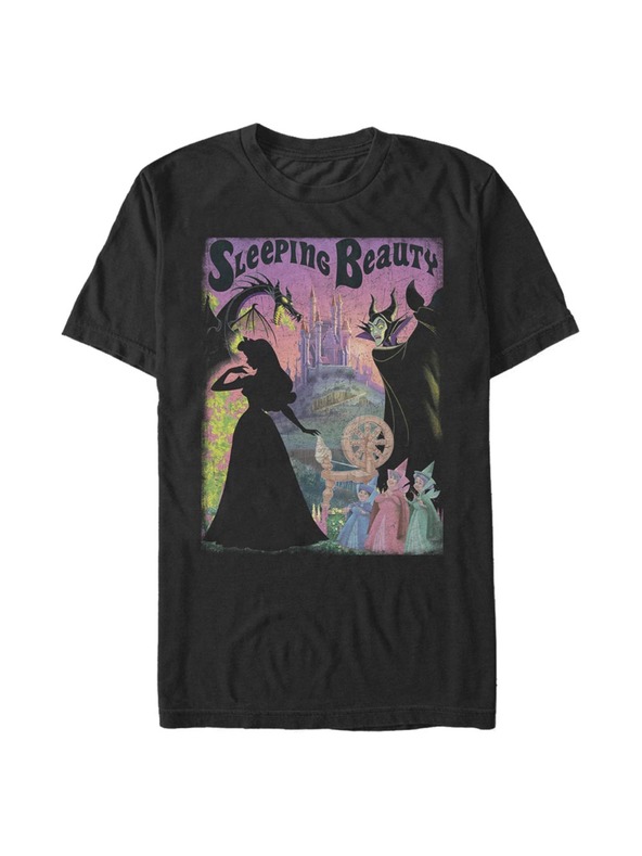 ZOOT.Fan Tricou negru pentru bărbați Disney Sleeping Beauty Poster