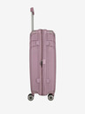 Travelite Valiză roz pentru femei Travelite Elvaa 4w M Rosé