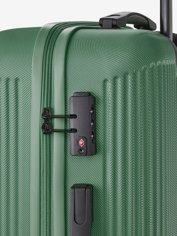 Travelite Set de trei valize de călătorie Travelite Bali S,M,L Green
