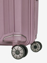 Travelite Set de trei valize de călătorie de damă roz Travelite Elvaa 4w S,M,L Rosé