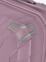 Travelite Set de trei valize de călătorie de damă roz Travelite Elvaa 4w S,M,L Rosé