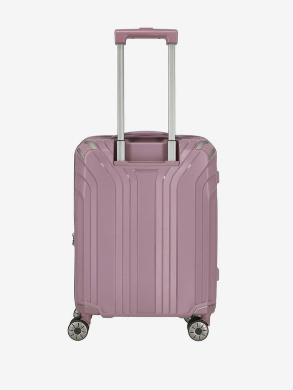 Travelite Set de trei valize de călătorie de damă roz Travelite Elvaa 4w S,M,L Rosé