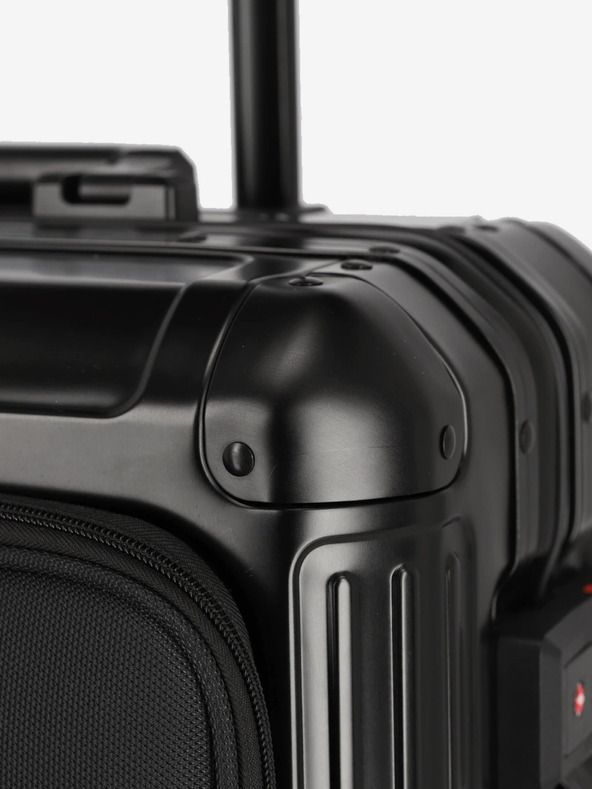Travelite Negru Travelite Next 4w S Valiză cu buzunar frontal