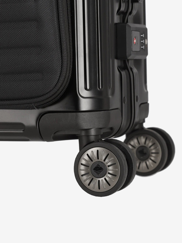 Travelite Negru Travelite Next 4w S Valiză cu buzunar frontal
