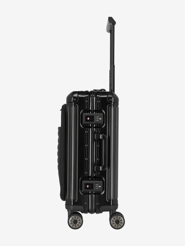 Travelite Negru Travelite Next 4w S Valiză cu buzunar frontal