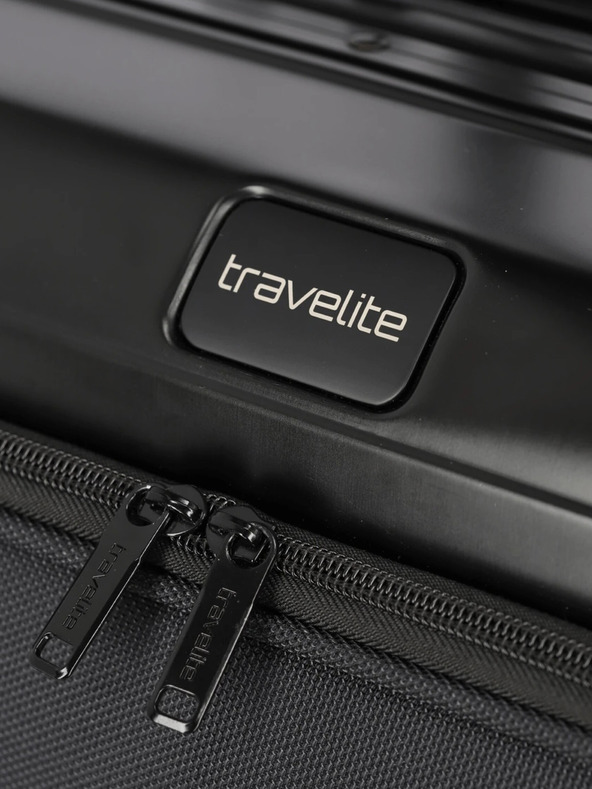 Travelite Negru Travelite Next 4w S Valiză cu buzunar frontal