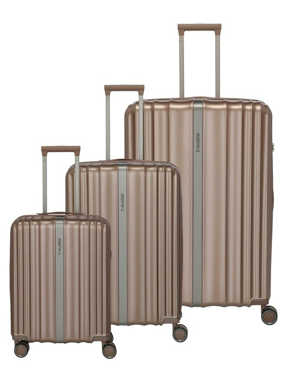 Travelite Set de genti de călătorie Travelite Paros 4w S,M,L Cappuccino