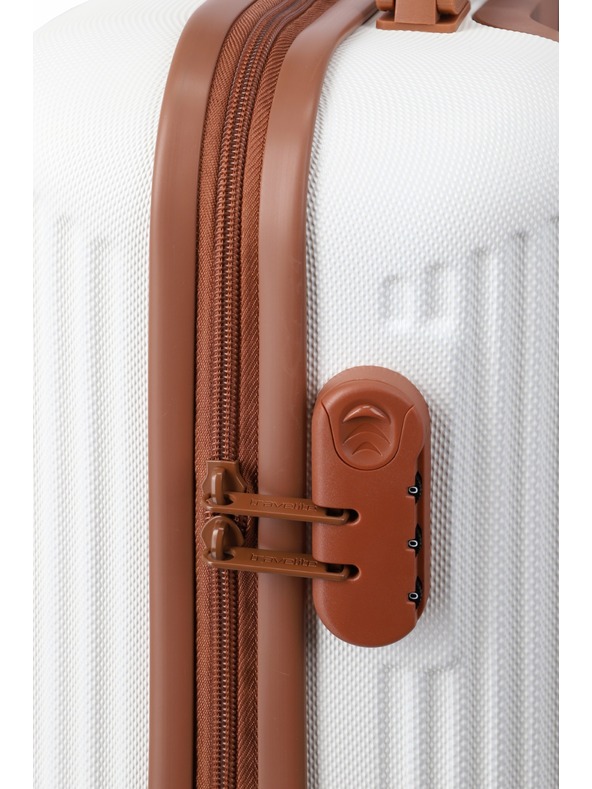 Travelite Travelite Bali Travel Case Set S,M,L White/Cognac