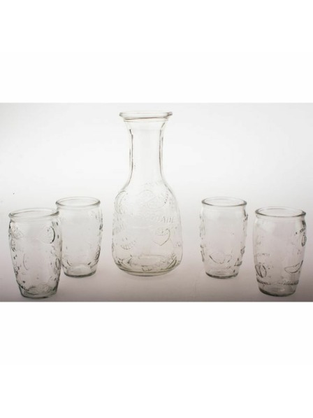 Casa de Engel Carafă cu 4 pahare transparente, 0/8