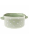 Casa de Engel Bol ceramic - verde deschis cu buline, 6/24