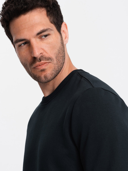 Ombre Clothing Hanorac din bumbac BASIC pentru bărbați Ombre Clothing