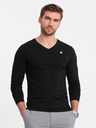 Ombre Clothing Set pentru bărbați cu mânecă lungă V-NECK - mix 2-pack V4 Z87 Ombre Clothing