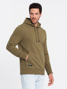 Ombre Clothing Hanorac cu glugă și buzunar din bumbac BASIC pentru bărbați Ombre Clothing