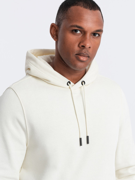 Ombre Clothing Hanorac cu glugă și buzunar din bumbac BASIC pentru bărbați Ombre Clothing