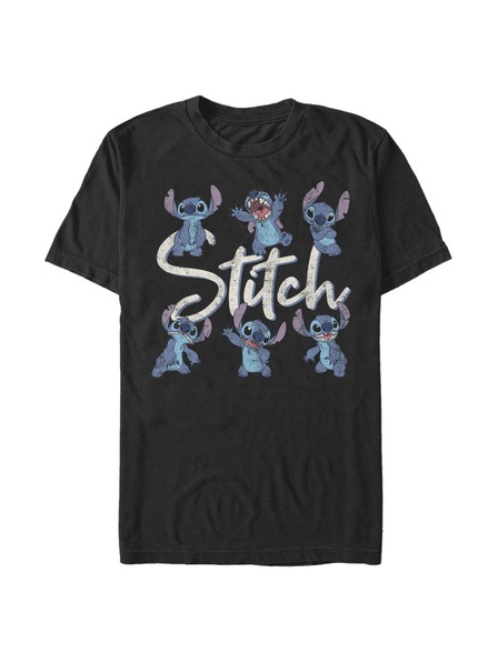 ZOOT.Fan Tricou negru pentru bărbați Disney STITCH POSES