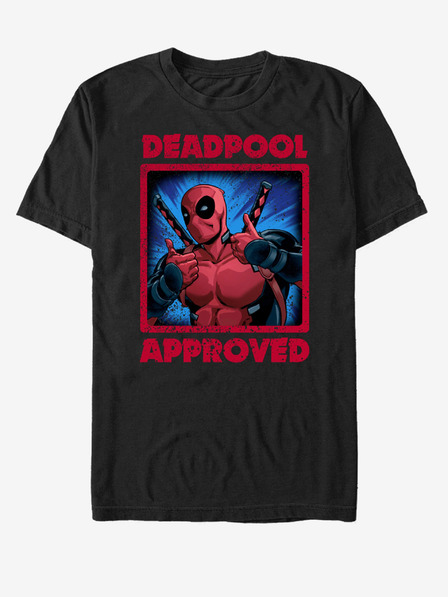 ZOOT.Fan Tricou unisex negru Marvel Deadpool Approved