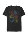 ZOOT.Fan Tricou negru Disney Neon Heads pentru bărbați