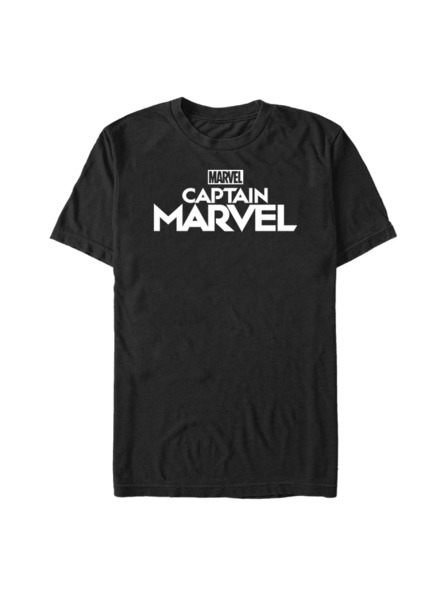 ZOOT.Fan Tricou negru cu logo-ul Marvel Captain Marvel pentru bărbați
