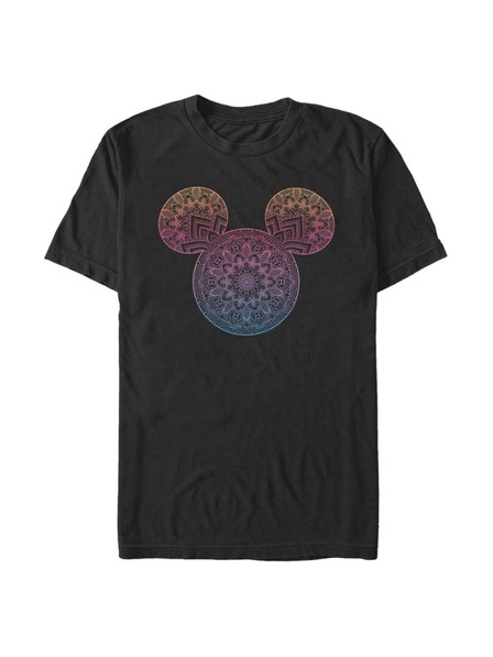 ZOOT.Fan Tricou negru Disney Mickey Mandala Fill pentru bărbați