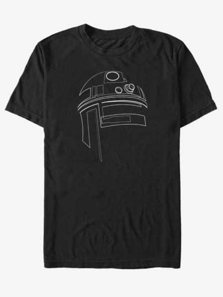 ZOOT.Fan Tricou negru unisex ZOOT.Fan Star Wars Simple R2D2