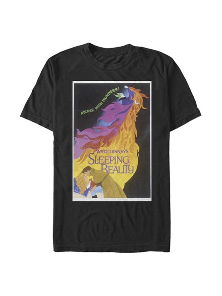 ZOOT.Fan Tricou negru pentru bărbați Disney Dark Sleeping Beauty Poster
