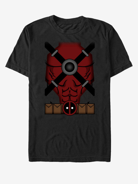 ZOOT.Fan Tricou unisex negru Marvel Deadpool Costume
