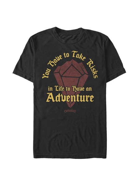 ZOOT.Fan Tricou negru pentru bărbați Pixar Risk for Adventure